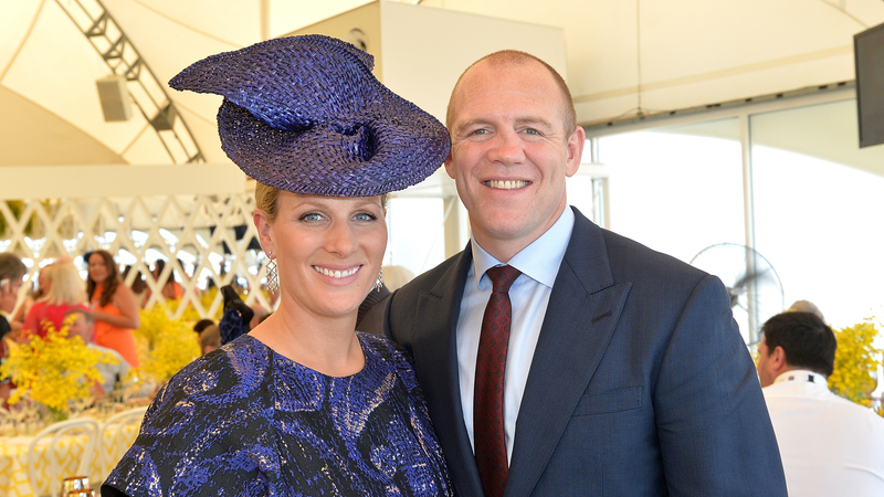 Mike and Zara Tindall.